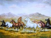 unknow artist Horses 010 oil on canvas